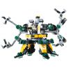 QIZHILE 5002 Xếp hình kiểu  TRANSFORMERS Robot Attacks 4 In 1 Combination Người Máy Tấn Công Kết Hợp 4 Trong 1 438 khối