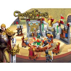 SEMBO WEKKI VIGGI SD3352 3352 non  HỘI NGHỊ CHIẾN LƯỢC HỦY DIỆT HOLY LIGHT bộ đồ chơi xếp lắp ráp ghép mô hình Chronicles Of The Ghostly Tribe GHOST TRIBES Bộ Tộc Ma 439 khối