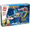 Enlighten 2806 Qman 2806 non  CUỘC CHỮA CHÁY KHOANG CHỨA DẦU TRÊN BIỂN bộ đồ chơi xếp lắp ráp ghép mô hình Fire Rescure FIRERESCUE Cứu Hỏa 321 khối