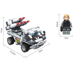 PanlosBrick 635010 Panlos Brick 635010 non  XE TÊN LỬA CHỐNG KHỦNG BỐ bộ đồ chơi xếp lắp ráp ghép mô hình Gun Strike GUNSTRIKE Đấu Súng 426 khối