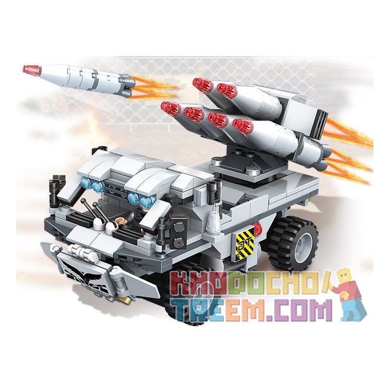 PanlosBrick 635010 Panlos Brick 635010 non  XE TÊN LỬA CHỐNG KHỦNG BỐ bộ đồ chơi xếp lắp ráp ghép mô hình Gun Strike GUNSTRIKE Đấu Súng 426 khối