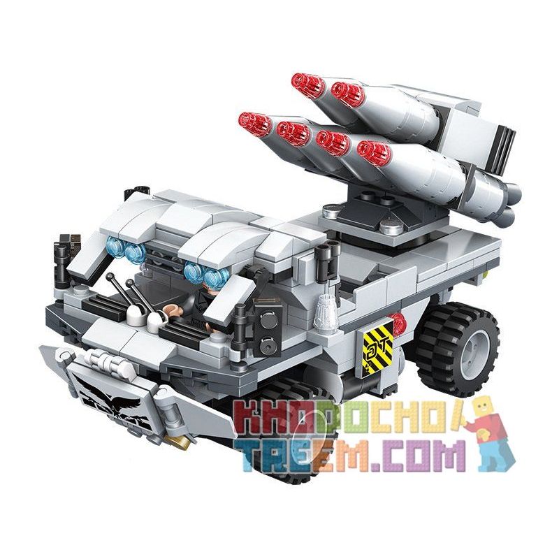 PanlosBrick 635010 Panlos Brick 635010 Xếp hình kiểu Lego GUN STRIKE GunStrike Counter-terrorism Rocket Flash Xe Tên Lửa Chống K