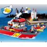SLUBAN M38-0630 0630 M380630 38-0630 non  THUYỀN CỨU HỎA TIÊN PHONG bộ đồ chơi xếp lắp ráp ghép mô hình Fire Rescure FIRE RESCUE BOAT 429 khối