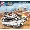 Enlighten 3206 Qman 3206 non  XE TĂNG CỦA QUÂN ĐỘI MỸ bộ đồ chơi xếp lắp ráp ghép mô hình Thunder Mission THUNDERMISSION Nhiệm Vụ Sấm Sét 429 khối