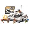 Enlighten 3206 Qman 3206 non  XE TĂNG CỦA QUÂN ĐỘI MỸ bộ đồ chơi xếp lắp ráp ghép mô hình Thunder Mission THUNDERMISSION Nhiệm Vụ Sấm Sét 429 khối
