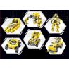 PanlosBrick 621019 Panlos Brick 621019 non  ROBOT BIẾN HÌNH BUMBLEBEE 8 TRONG 1 bộ đồ chơi xếp lắp ráp ghép mô hình Transformers ROBOT 8IN1 Robot Đại Chiến Người Máy Biến Hình 1033 khối