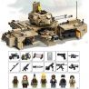 PanlosBrick 635017 Panlos Brick 635017 non  XE TĂNG ĐẠI CHIẾN bộ đồ chơi xếp lắp ráp ghép mô hình Gun Strike GUNSTRIKE Đấu Súng 1435 khối