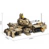 PanlosBrick 635017 Panlos Brick 635017 non  XE TĂNG ĐẠI CHIẾN bộ đồ chơi xếp lắp ráp ghép mô hình Gun Strike GUNSTRIKE Đấu Súng 1435 khối