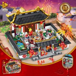PanlosBrick 610001 Panlos Brick 610001 non  TẾT CỔ TRUYỀN ĐÔNG VUI bộ đồ chơi xếp lắp ráp ghép mô hình Mini Modular THE SPRING FESTIVAL Đường Phố Thu Nhỏ 1566 khối PanlosBrick 610001 Panlos Brick 610001 non  TẾT CỔ TRUYỀN ĐÔNG VUI bộ đồ chơi xếp lắp ráp ghép mô hình Mini Modular THE SPRING FESTIVAL Đường Phố Thu Nhỏ 1566 khối