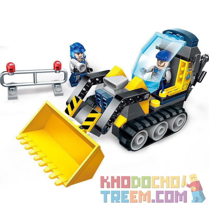Enlighten 2402 Qman 2402 Xếp hình kiểu Lego KYANITE SQUAD Kyanite Squad Rock Bulldozer Slim Squad Toprier Number Xe Cần Cẩu 114 khối Enlighten 2402 Qman 2402 Xếp hình kiểu Lego KYANITE SQUAD Kyanite Squad Rock Bulldozer Slim Squad Toprier Number Xe Cần Cẩu 114 khối