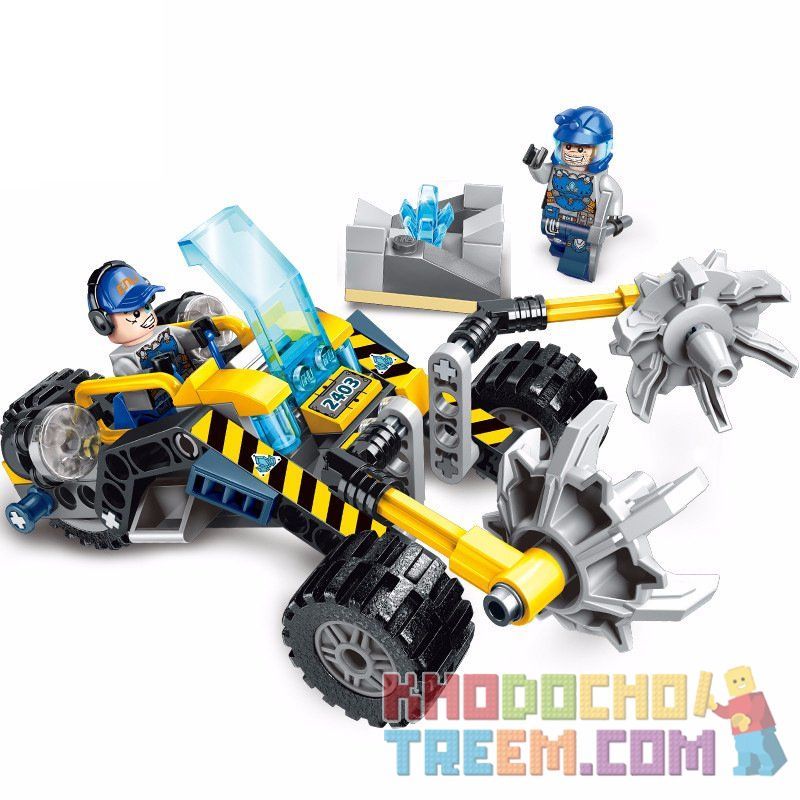 Enlighten 2403 Qman 2403 Xếp hình kiểu Lego KYANITE SQUAD Kyanite Squad Stone Chopper Slim Squad Gravel Opening Xe Chopper Nghiền đá 128 khối Enlighten 2403 Qman 2403 Xếp hình kiểu Lego KYANITE SQUAD Kyanite Squad Stone Chopper Slim Squad Gravel Opening Xe Chopper Nghiền đá 128 khối