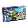 Enlighten 2403 Qman 2403 non  XE CHOPPER NGHIỀN ĐÁ bộ đồ chơi xếp lắp ráp ghép mô hình Kyanite Squad KYANITE SQUAD STONE CHOPPER Đội Khai Khoáng 128 khối