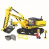 IBLOCK PL-920-109 920-109 PL920-109 Winner 7078 non  MÁY XÚC bộ đồ chơi xếp lắp ráp ghép mô hình City LITTLE ENGINEERS Thành Phố 537 khối