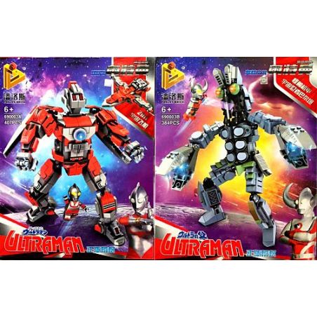 PanlosBrick 690003A 690003B 690003 Panlos Brick 690003A 690003B 690003 non  JACK ALTMAN VŨ TRỤ MONSTER ARMOR BARTAN bộ đồ chơi xếp lắp ráp ghép mô hình Ultraman Vệ Binh Vũ Trụ Siêu Nhân Điện Quang 791 khối