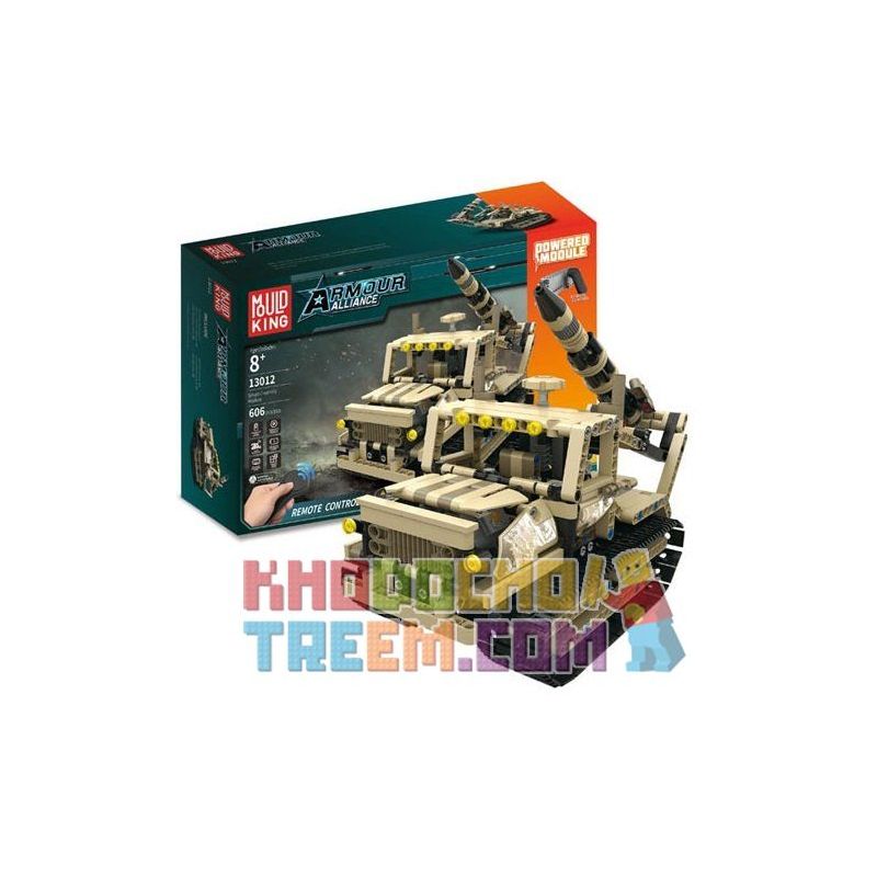 MouldKing 13012 Mould King 13012 non  XE BỌC THÉP TRANG BỊ TÊN LỬA THEO DÕI bộ đồ chơi xếp lắp ráp ghép mô hình  ARMOUR ALLIANCE Kỹ Thuật Công Nghệ Cao Mô Hình Phương Tiện 606 khối
