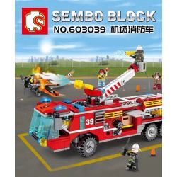 SEMBO 603039 non  XE CỨU HỎA SÂN BAY bộ đồ chơi xếp lắp ráp ghép mô hình Fire Rescure FIRE FRONTLINE 580 khối SEMBO 603039 non  XE CỨU HỎA SÂN BAY bộ đồ chơi xếp lắp ráp ghép mô hình Fire Rescure FIRE FRONTLINE 580 khối