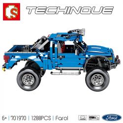 SEMBO 701970 non  XE ĐỊA HÌNH FORD F-50 bộ đồ chơi xếp lắp ráp ghép mô hình  Kỹ Thuật Công Nghệ Cao Mô Hình Phương Tiện 1288 khối
