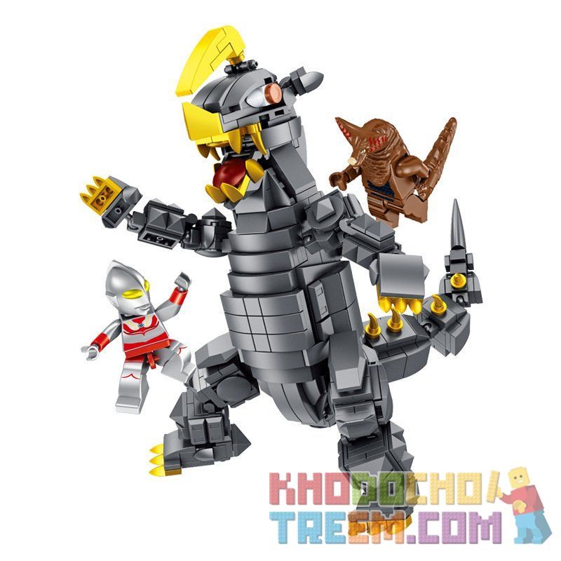 PanlosBrick 690004A 690004B 690004 Panlos Brick 690004A 690004B 690004 non  SIÊU NHÂN ĐIỆN QUANG bộ đồ chơi xếp lắp ráp ghép mô hình Ultraman Vệ Binh Vũ Trụ Siêu Nhân Điện Quang 970 khối