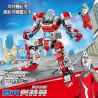 PanlosBrick 690004A 690004B 690004 Panlos Brick 690004A 690004B 690004 non  SIÊU NHÂN ĐIỆN QUANG bộ đồ chơi xếp lắp ráp ghép mô hình Ultraman Vệ Binh Vũ Trụ Siêu Nhân Điện Quang 970 khối