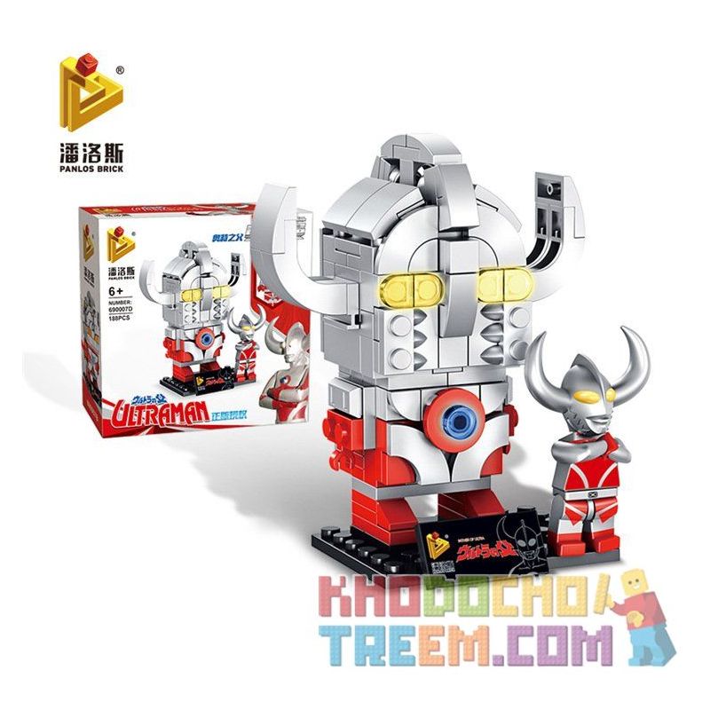 PanlosBrick 690007A 690007B 690007C 690007D Panlos Brick 690007A 690007B 690007C 690007D non  SIÊU NHÂN ĐIỆN QUANG bộ đồ chơi xếp lắp ráp ghép mô hình Brickheadz ULTRAMAN Nhân Vật Đầu To 769 khối