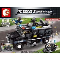SEMBO 102438 non  ĐỘI CẢNH SÁT ĐẶC NHIỆM SWAT bộ đồ chơi xếp lắp ráp ghép mô hình Swat Special Force 705 khối SEMBO 102438 non  ĐỘI CẢNH SÁT ĐẶC NHIỆM SWAT bộ đồ chơi xếp lắp ráp ghép mô hình Swat Special Force 705 khối