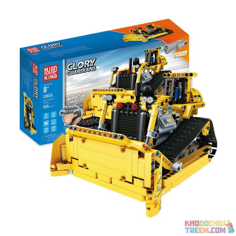 NOT  BULLDOZER 42028 MouldKing 13015 Mould King 13015 xếp lắp ráp ghép mô hình XE ỦI BÁNH XÍCH CÓ ĐIỀU KHIỂN TỪ XA MÁY  Kỹ Thuật Công Nghệ Cao Mô Hình Phương Tiện 617 khối