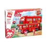 Enlighten 3904 Qman 3904 non  XE BUS 2 TẦNG bộ đồ chơi xếp lắp ráp ghép mô hình Ali's Small Dreamy Town Thị Trấn Nhỏ Mộng Mơ Của Ali 606 khối
