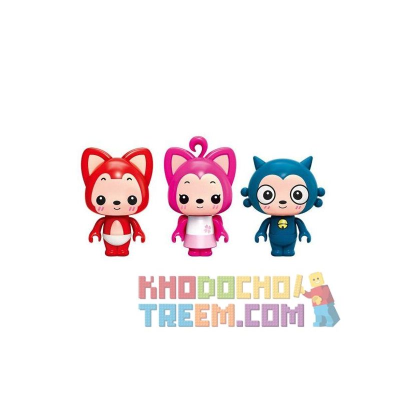 Enlighten 3904 Qman 3904 non  XE BUS 2 TẦNG bộ đồ chơi xếp lắp ráp ghép mô hình Ali's Small Dreamy Town Thị Trấn Nhỏ Mộng Mơ Của Ali 606 khối