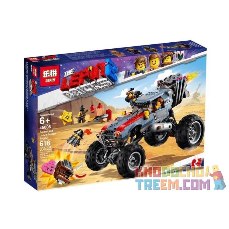 LARI 11248 LEPIN 45008 Xếp hình kiểu THE LEGO MOVIE 2 THE SECOND PART Emmet And Lucy's Escape Buggy! Lego Movie 2 Emite And Lucy