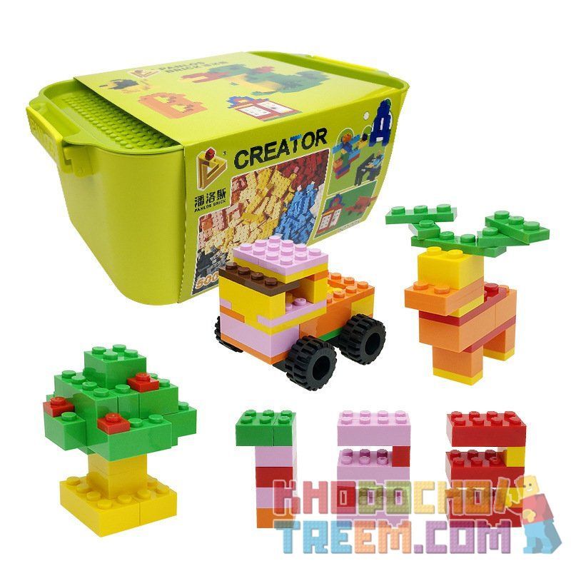 PanlosBrick 601005 Panlos Brick 601005 non  SÁNG TẠO bộ đồ chơi xếp lắp ráp ghép mô hình Creator 500 khối