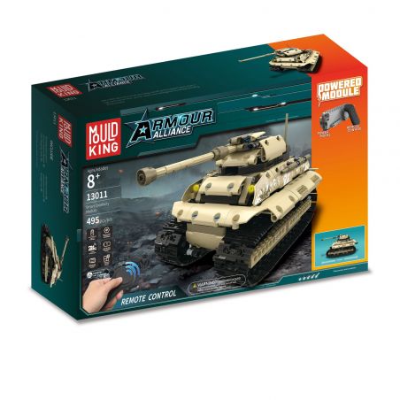 MouldKing 13011 Mould King 13011 non  XE TĂNG ĐIỀU KHIỂN bộ đồ chơi xếp lắp ráp ghép mô hình  ARMOUR ALLIANCE Kỹ Thuật Công Nghệ Cao Mô Hình Phương Tiện 497 khối