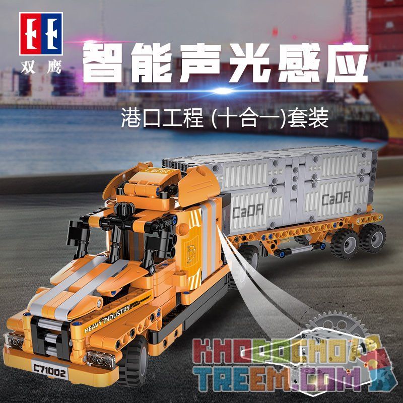 DOUBLEE CADA C71002 71002 non  MÁY MÓC VẬN TẢI 10 TRONG CÓ CẢM BIẾN CHUYỂN ĐỘNG bộ đồ chơi xếp lắp ráp ghép mô hình  MECHANICAL WORK LABORATORY Kỹ Thuật Công Nghệ Cao Mô Hình Phương Tiện 634 khối DOUBLEE CADA C71002 71002 non  MÁY MÓC VẬN TẢI 10 TRONG CÓ CẢM BIẾN CHUYỂN ĐỘNG bộ đồ chơi xếp lắp ráp ghép mô hình  MECHANICAL WORK LABORATORY Kỹ Thuật Công Nghệ Cao Mô Hình Phương Tiện 634 khối