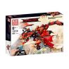 MouldKing 13019 Mould King 13019 non  RỒNG LỬA ĐIỀU KHIỂN TỪ XA bộ đồ chơi xếp lắp ráp ghép mô hình The  Ninjago Movie DRAGON GONGFU KING FIRE Ninja Lốc Xoáy 485 khối