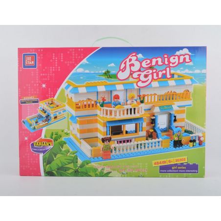 JIE STAR 20302 Xếp hình kiểu  CLASSIC Health Living House Ngôi Nhà Nghỉ Dưỡng 484 khối
