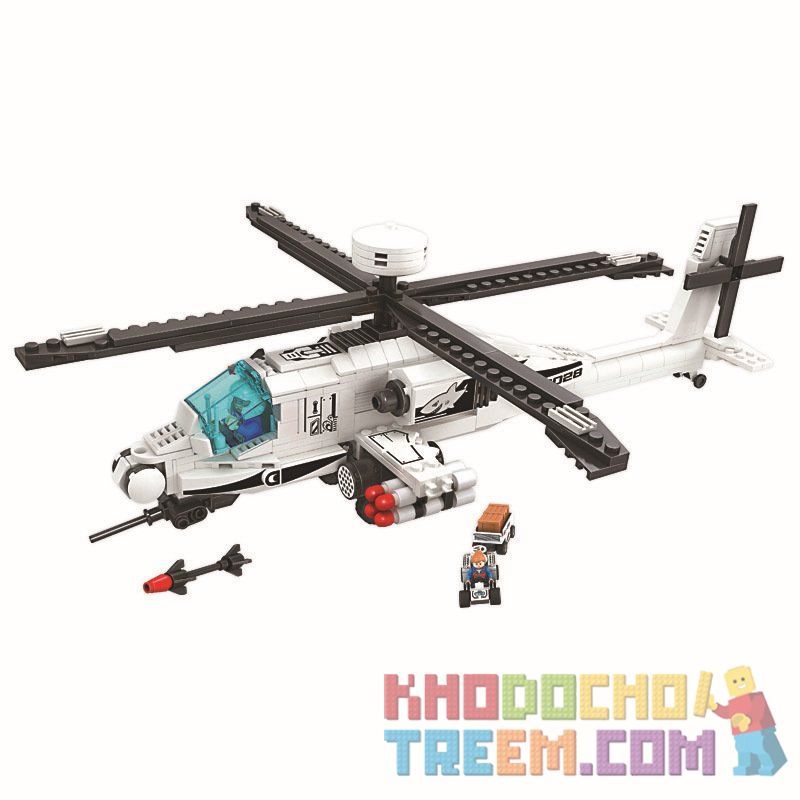 Winner 8028 non  TRỰC THĂNG CHIẾN ĐẤU bộ đồ chơi xếp lắp ráp ghép mô hình Thunder Air Force Không Quân Sấm Sét 483 khối Winner 8028 non  TRỰC THĂNG CHIẾN ĐẤU bộ đồ chơi xếp lắp ráp ghép mô hình Thunder Air Force Không Quân Sấm Sét 483 khối