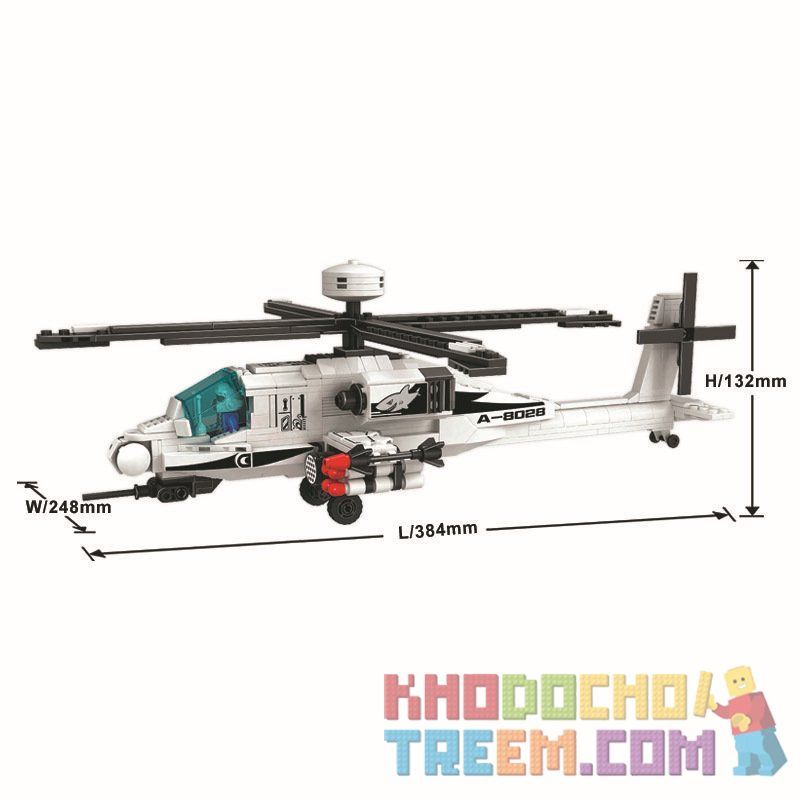 Winner 8028 non  TRỰC THĂNG CHIẾN ĐẤU bộ đồ chơi xếp lắp ráp ghép mô hình Thunder Air Force Không Quân Sấm Sét 483 khối Winner 8028 non  TRỰC THĂNG CHIẾN ĐẤU bộ đồ chơi xếp lắp ráp ghép mô hình Thunder Air Force Không Quân Sấm Sét 483 khối