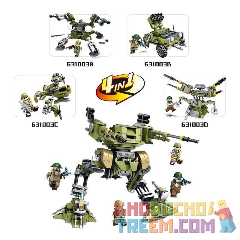 PanlosBrick 631003A 631003B 631003C 631003D Panlos Brick 631003A 631003B 631003C 631003D non  TRẬN CHIẾN SA MẠC bộ đồ chơi xếp lắp ráp ghép mô hình Justice Action Thi Hành Công Lý 481 khối