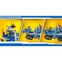 PanlosBrick 681005A Panlos Brick 681005A non  XE KÉO VÀ CA NÔ TUẦN TRA bộ đồ chơi xếp lắp ráp ghép mô hình Police Cảnh Sát 478 khối