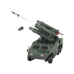 Winner 8010 Xếp hình kiểu Lego TANK BATTLE TankBattle Land War Hongqi No. 7 Air Defense Missile Dàn Tên Lửa Phòng Không 477 khối