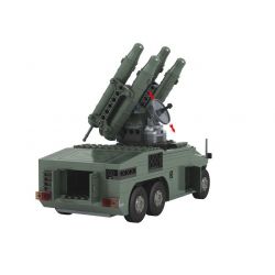 Winner 8010 non  DÀN TÊN LỬA PHÒNG KHÔNG bộ đồ chơi xếp lắp ráp ghép mô hình Tank Battle TANKBATTLE Xe Tăng Đối Đầu 477 khối