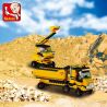 SLUBAN M38-B9700 B9700 9700 M38B9700 38-B9700 non  ĐỘI XE XÂY DỰNG bộ đồ chơi xếp lắp ráp ghép mô hình City Thành Phố 474 khối