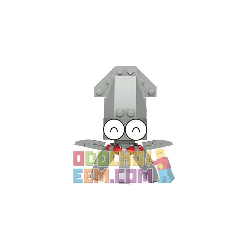 Kazi KY80023 80023 non  CON CUA VUI NHỘN CÁ MẬP NHỎ TÔM CÀNG BẠCH TUỘC VẺ NGỪ bộ đồ chơi xếp lắp ráp ghép mô hình Ocean Series Sinh Vật Đại Dương 100 khối