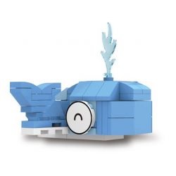 Kazi KY80023 80023 non  CON CUA VUI NHỘN CÁ MẬP NHỎ TÔM CÀNG BẠCH TUỘC VẺ NGỪ bộ đồ chơi xếp lắp ráp ghép mô hình Ocean Series Sinh Vật Đại Dương 100 khối