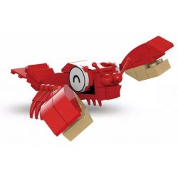 Kazi KY80023 80023 non  CON CUA VUI NHỘN CÁ MẬP NHỎ TÔM CÀNG BẠCH TUỘC VẺ NGỪ bộ đồ chơi xếp lắp ráp ghép mô hình Ocean Series Sinh Vật Đại Dương 100 khối