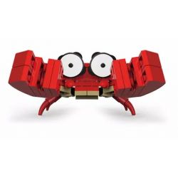 Kazi KY80023 80023 non  CON CUA VUI NHỘN CÁ MẬP NHỎ TÔM CÀNG BẠCH TUỘC VẺ NGỪ bộ đồ chơi xếp lắp ráp ghép mô hình Ocean Series Sinh Vật Đại Dương 100 khối