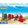 Kazi KY80023 80023 non  CON CUA VUI NHỘN CÁ MẬP NHỎ TÔM CÀNG BẠCH TUỘC VẺ NGỪ bộ đồ chơi xếp lắp ráp ghép mô hình Ocean Series Sinh Vật Đại Dương 100 khối