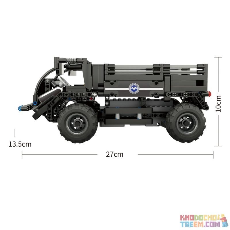 MouldKing 13008 Mould King 13008 non  XE THÙNG CẢNH SÁT bộ đồ chơi xếp lắp ráp ghép mô hình  GLORY GUARDIANS Kỹ Thuật Công Nghệ Cao Mô Hình Phương Tiện 464 khối