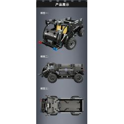 MouldKing 13008 Mould King 13008 non  XE THÙNG CẢNH SÁT bộ đồ chơi xếp lắp ráp ghép mô hình  GLORY GUARDIANS Kỹ Thuật Công Nghệ Cao Mô Hình Phương Tiện 464 khối
