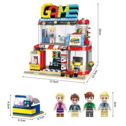 Enlighten 1135 Qman 1135 non  TIỆM TRÒ CHƠI bộ đồ chơi xếp lắp ráp ghép mô hình Colorful City COLORFULCITY Thành Phố Sắc Màu 461 khối Enlighten 1135 Qman 1135 non  TIỆM TRÒ CHƠI bộ đồ chơi xếp lắp ráp ghép mô hình Colorful City COLORFULCITY Thành Phố Sắc Màu 461 khối