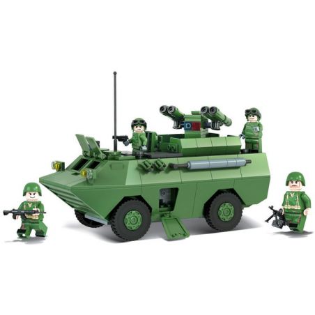 Winner 8006 non  TÊN LỬA CHỐNG TĂNG RED ARROW 9 bộ đồ chơi xếp lắp ráp ghép mô hình Tank Battle TANKBATTLE Xe Tăng Đối Đầu 461 khối